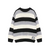 OOC' Retro Three-Color Patchwork Striped Knitted Sweater