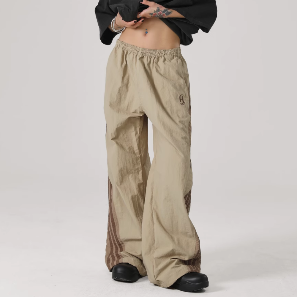 Side Stripe Tie Quick-Drying Sweatpants