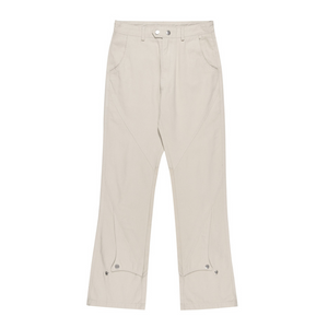 Street Panel Plain Regular Pants