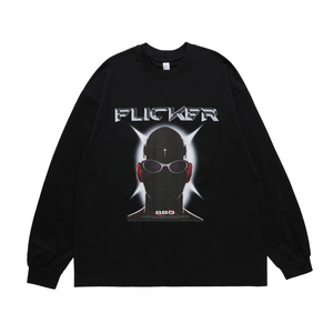 Futuristic Character Print Sweatshirt