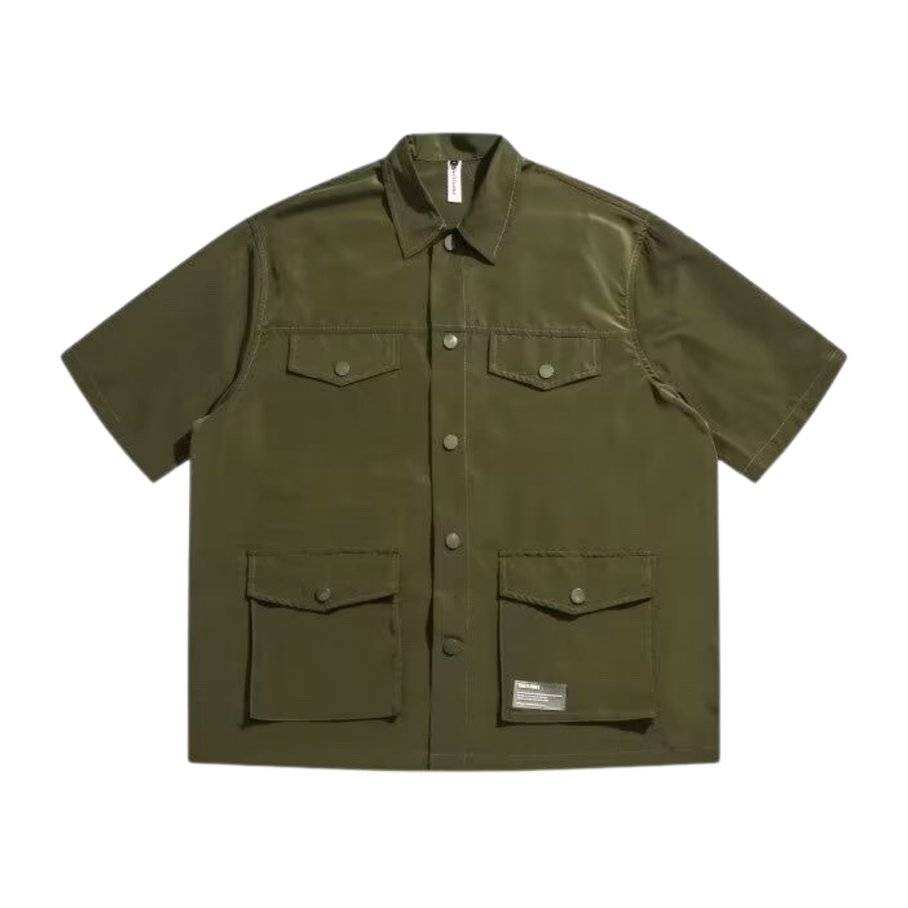 Japanese Multi-Pocket Work Shirt