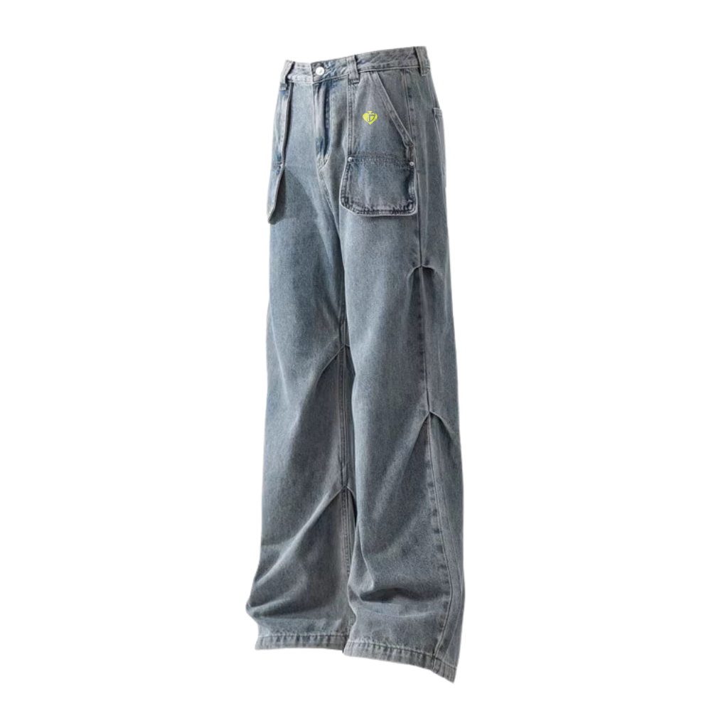 DF|Large Pockets Cargo Jeans
