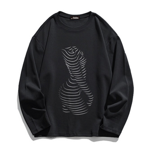 Abstract Portrait Bady Long Sleeve Shirt