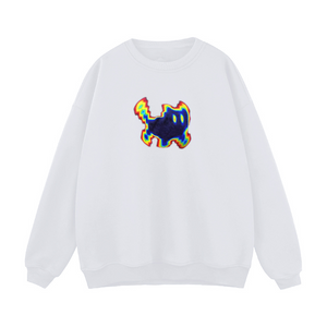 Multicolored Gradient Kitten Sweatshirt