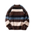 OOC' Retro Contrast Mink Striped Sweater