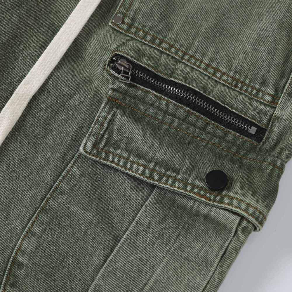 Retro Green Heavy Duty Jeans