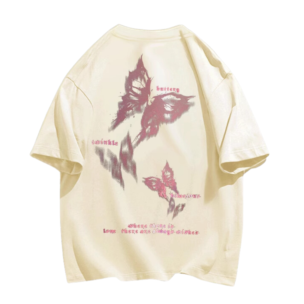 Dark Psychedelic Butterfly T-shirt