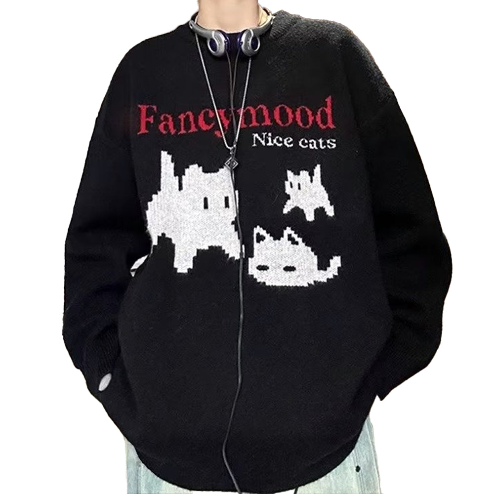 Cute Cat Knit Sweater