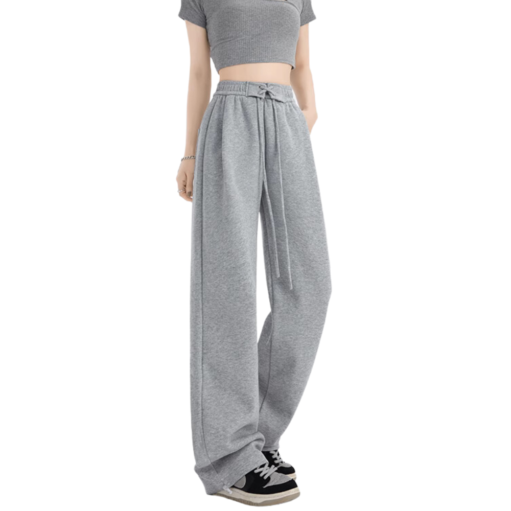 Women's Slim Fit Solid Color Sweatpants
