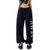 Women's Simple Gothic Letter Print Sweatpants