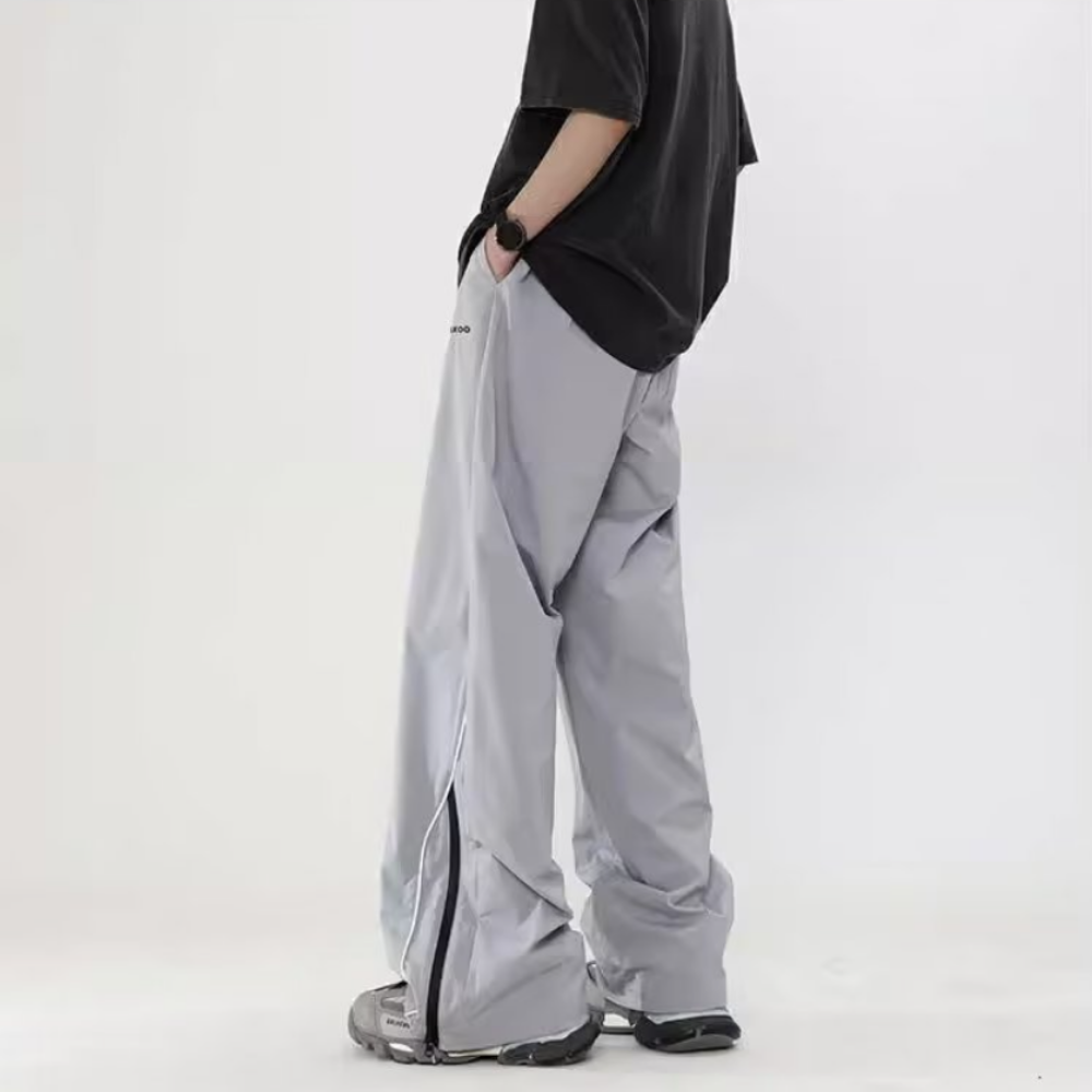 Striped Wide-Leg Quick-Drying Sweatpants