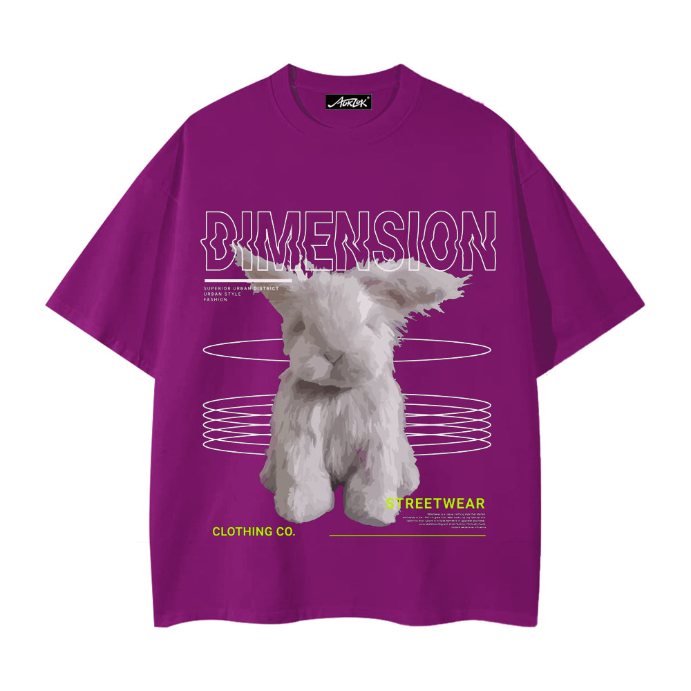 Plush Bunny Print T-shirt