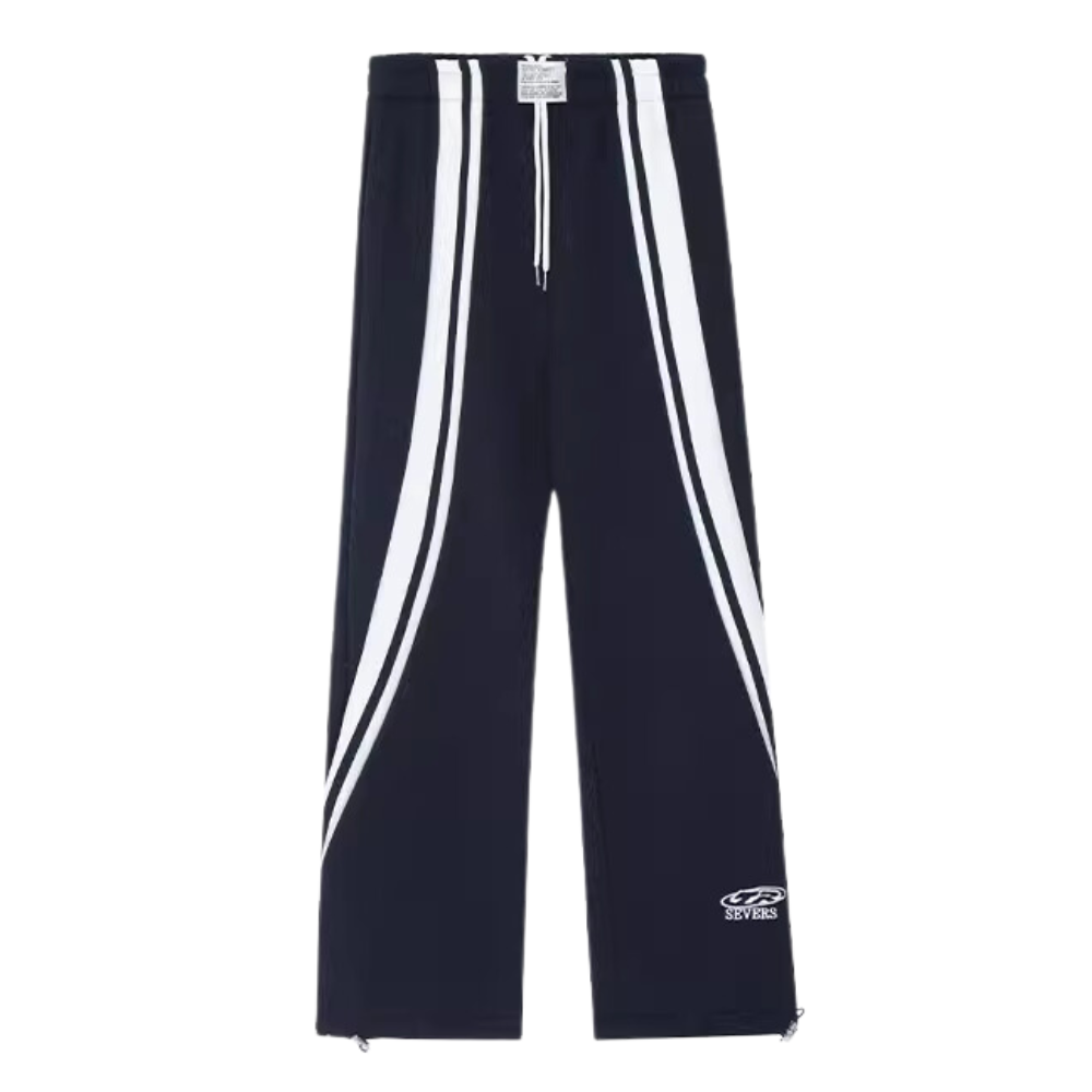 Hip Hop Stripe Patchwork Sweatpants