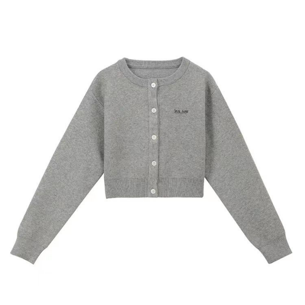 Women's  Preppy Versatile Knitted Cardigan