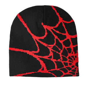 Y2K Spider Web Knit Hat