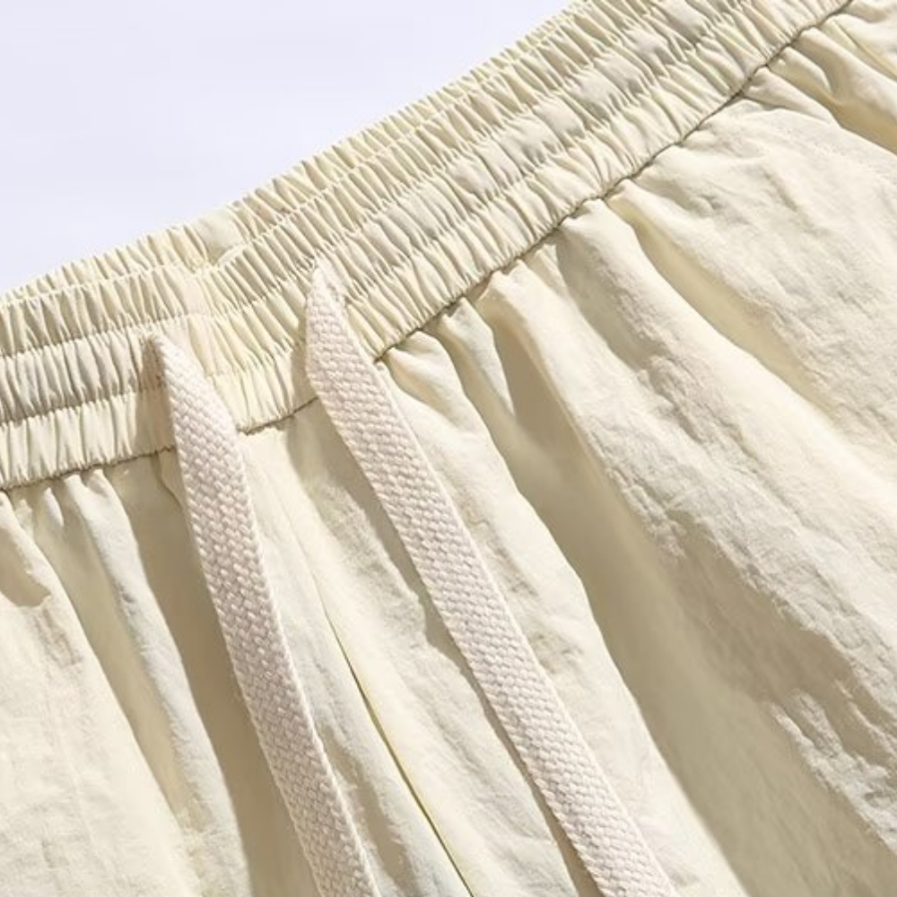 Retro Solid Color All-Match Cargo Shorts