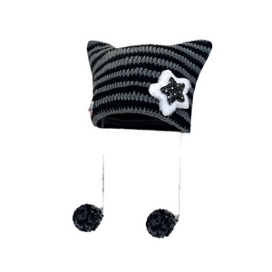 Devil's Star Striped Hat