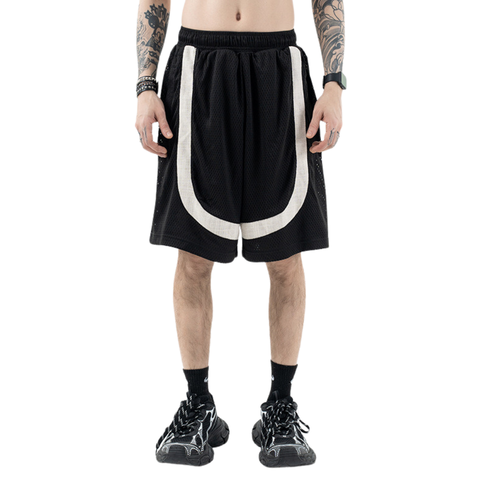 Street Patchwork Shorts