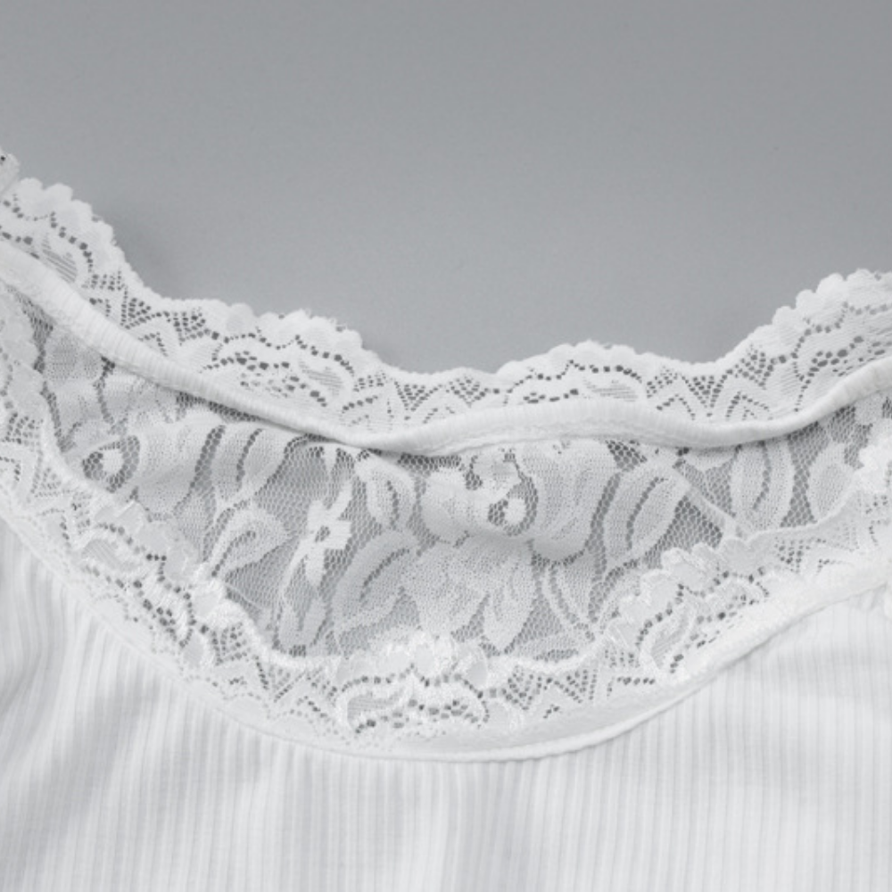 Women's Lace Panel Tank Top