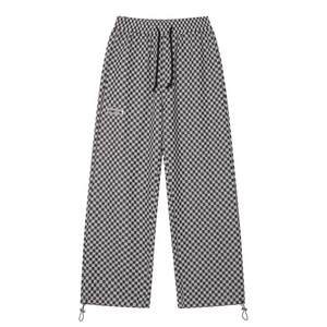 Vintage Checkerboard Jacquard Sweatpants