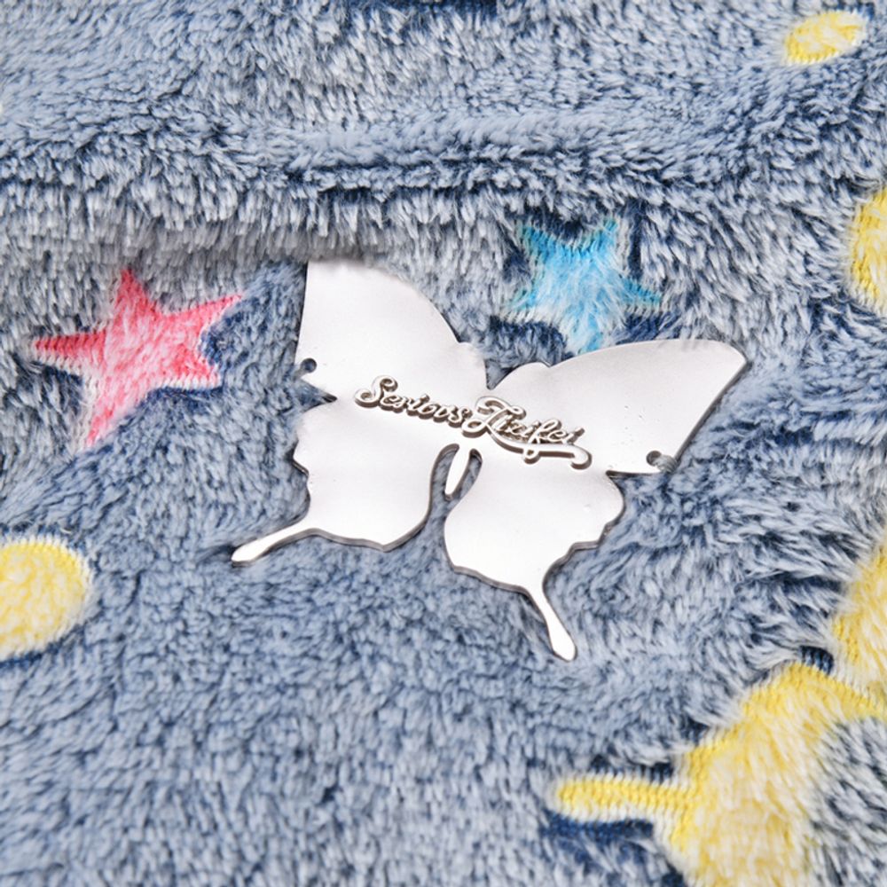 【NOW TREND】Butterfly Stars Sherpa Coat