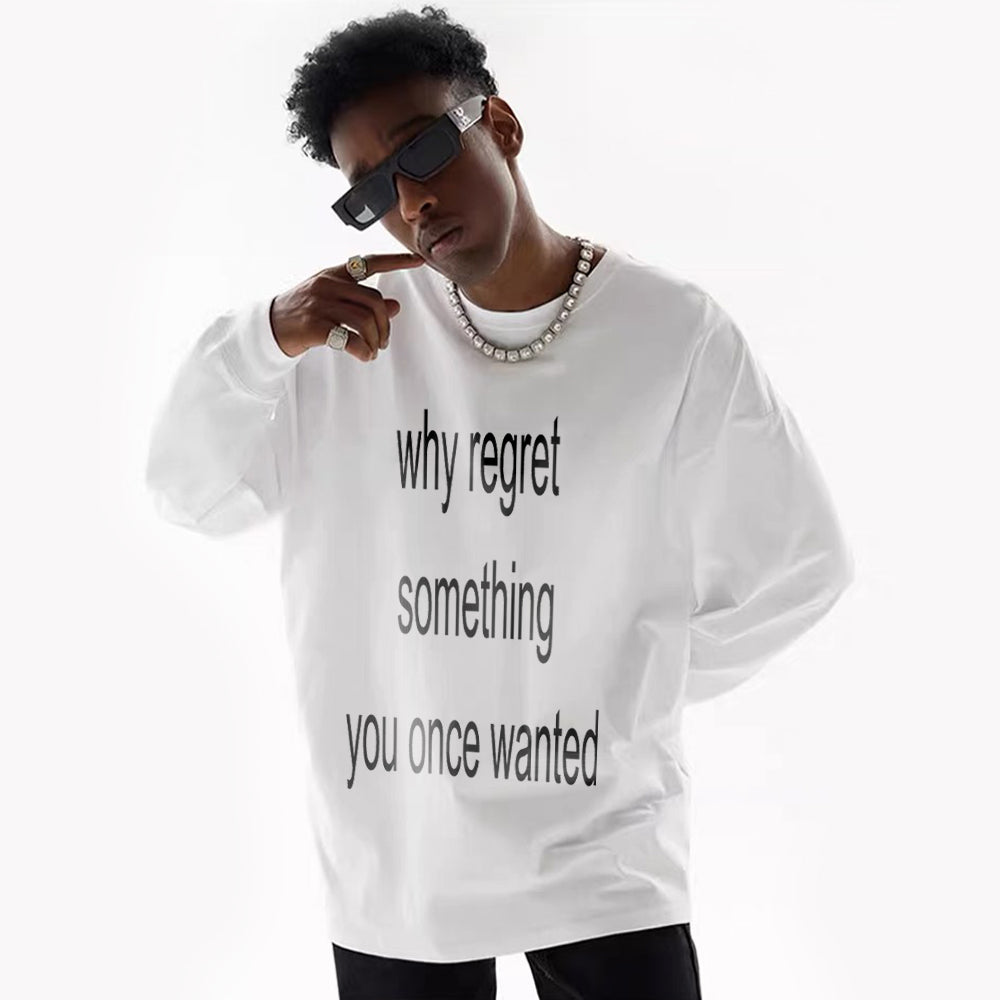 Unseen Echoes No Regrets Long Sleeve