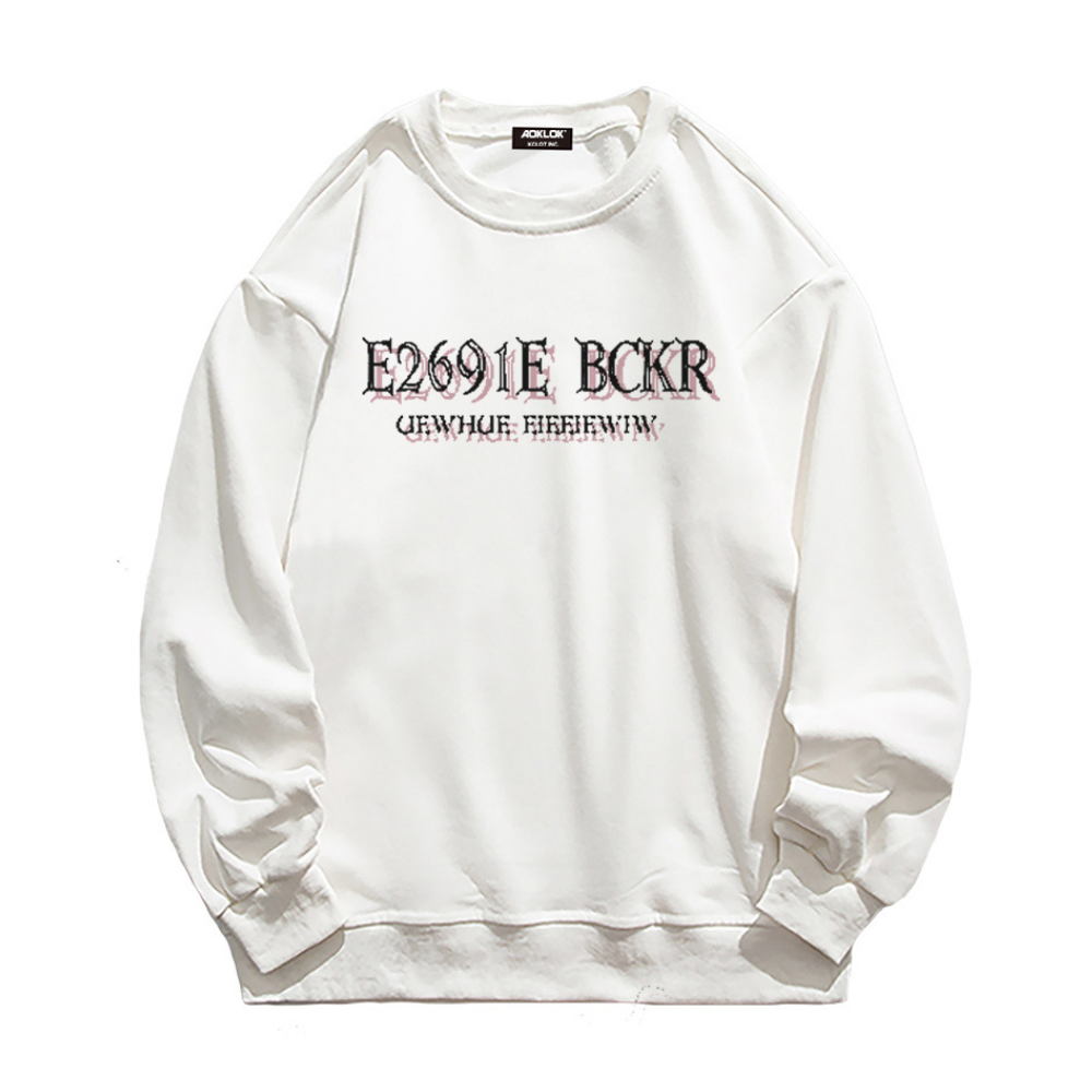 Dark Butterfly Print Sweatshirt