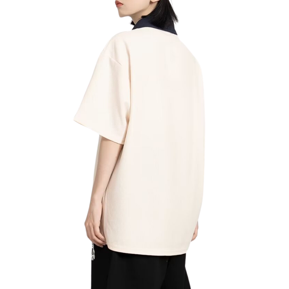 Classic Waffle Lapel T-shirt