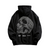 Fingerprint Skeleton Print Hoodie