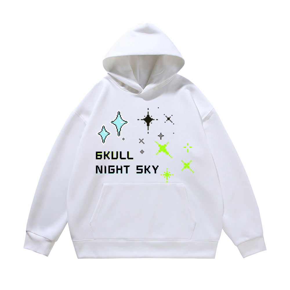 6Kull Stars In Night Sky Hoodie