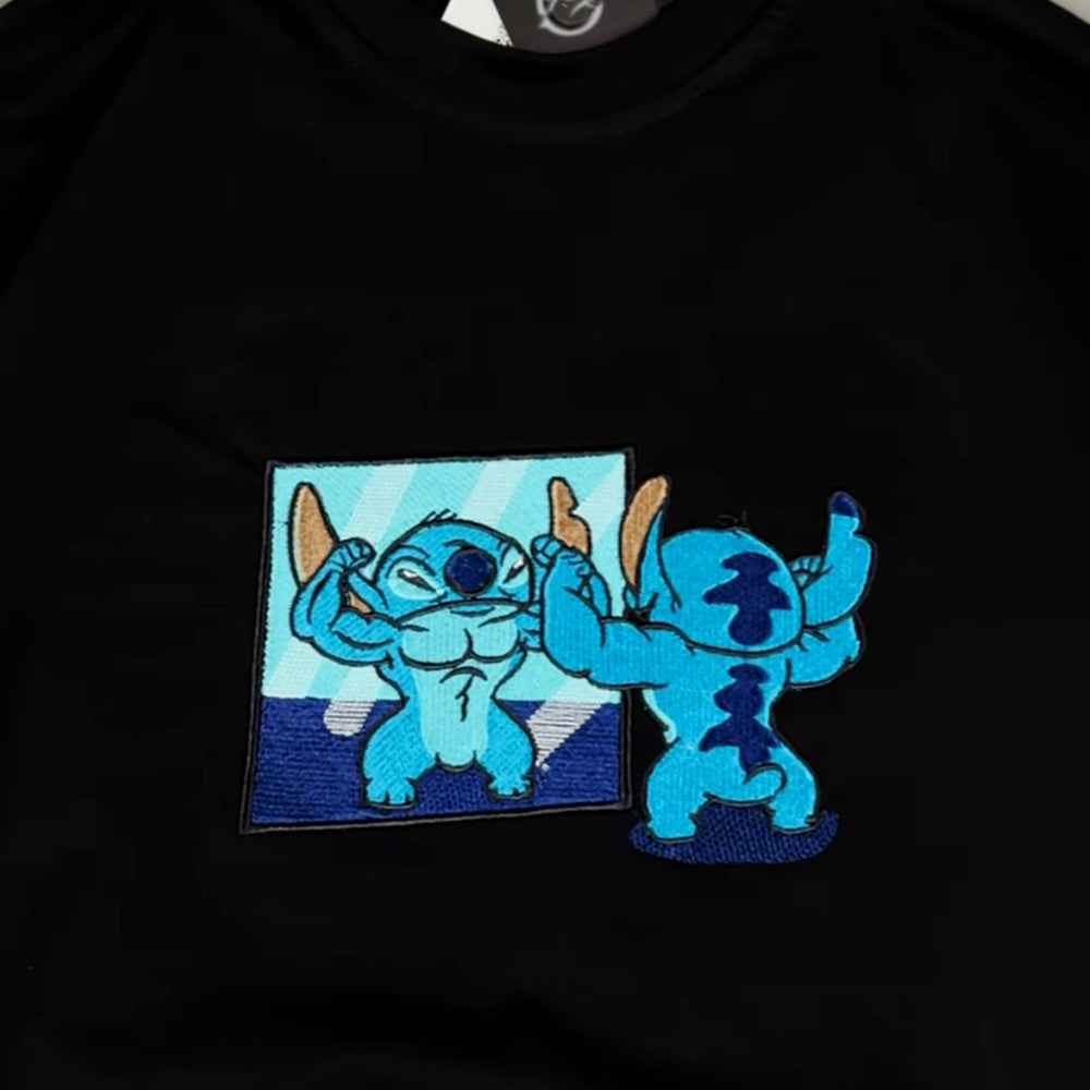 Evokyn Embroidered Mirror Stitch T-Shirt