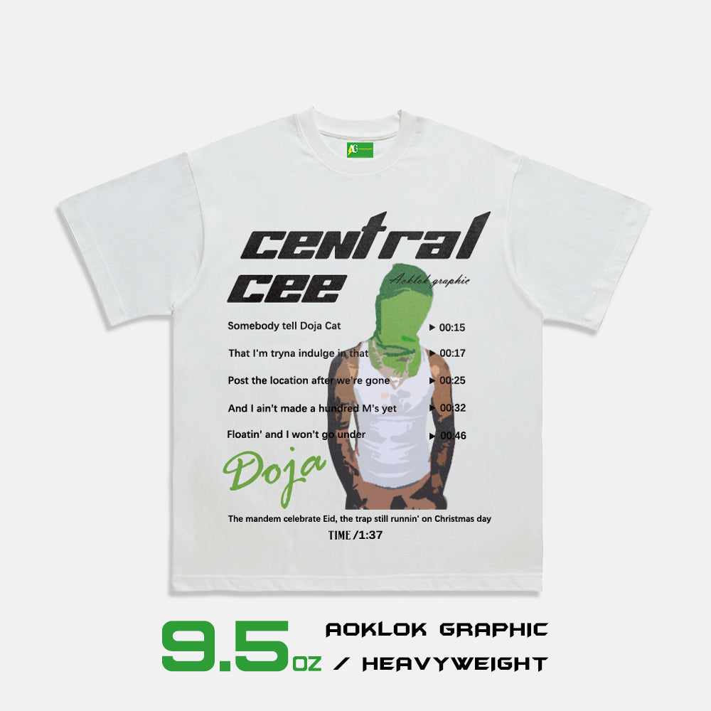 AG Rap Music Lyrics Print T-Shirt