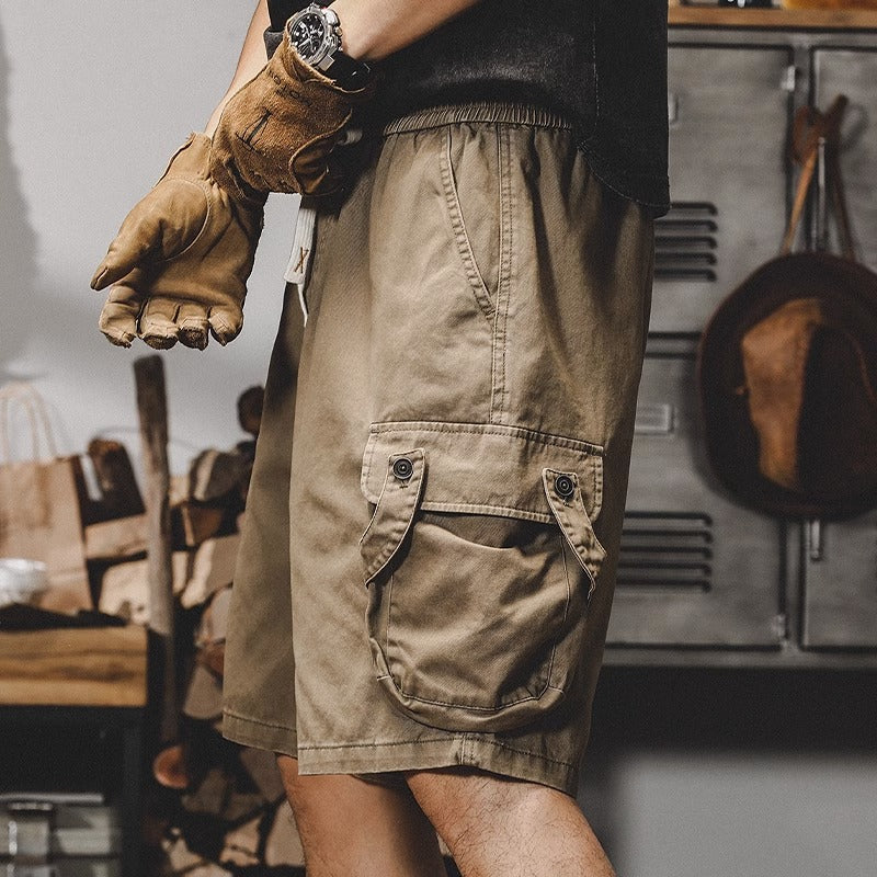 American Heavy Retro Ins Trend Large Size Tooling Shorts