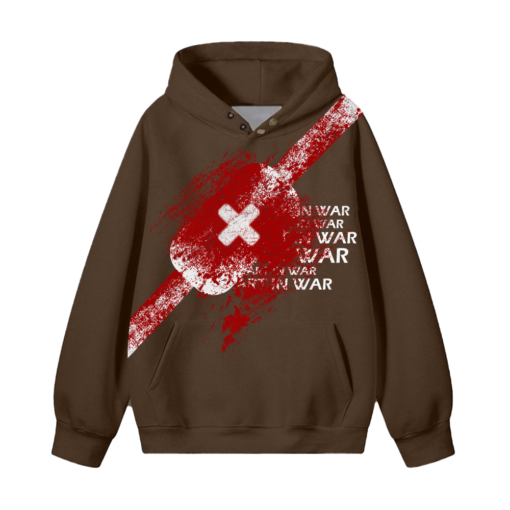 Art In War Blood Red Medical Kit Hoodie
