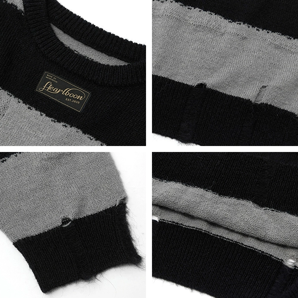 High Street Contrasting Stripes Sweater