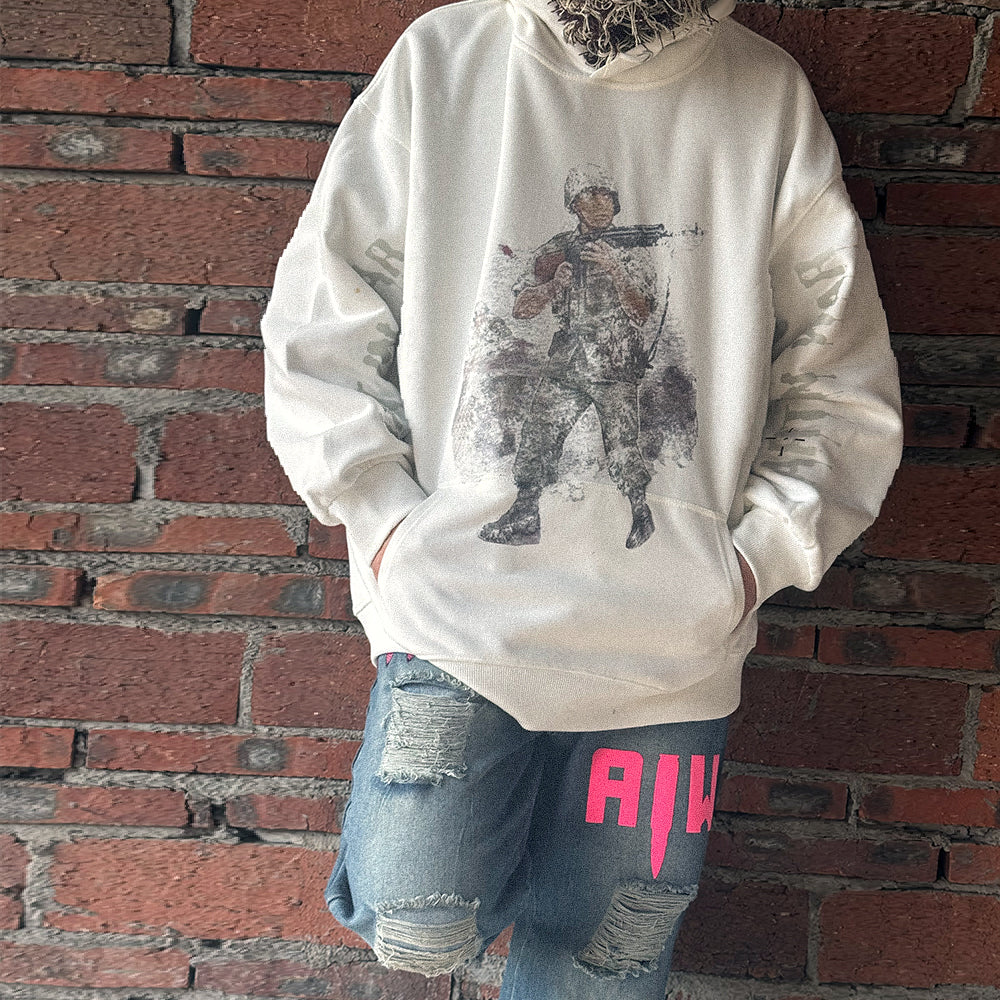 Art In War Soldier Hoodie
