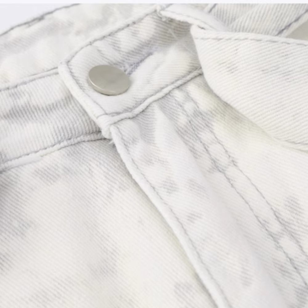 High Street Tie Dye Washed Baggy Jeans