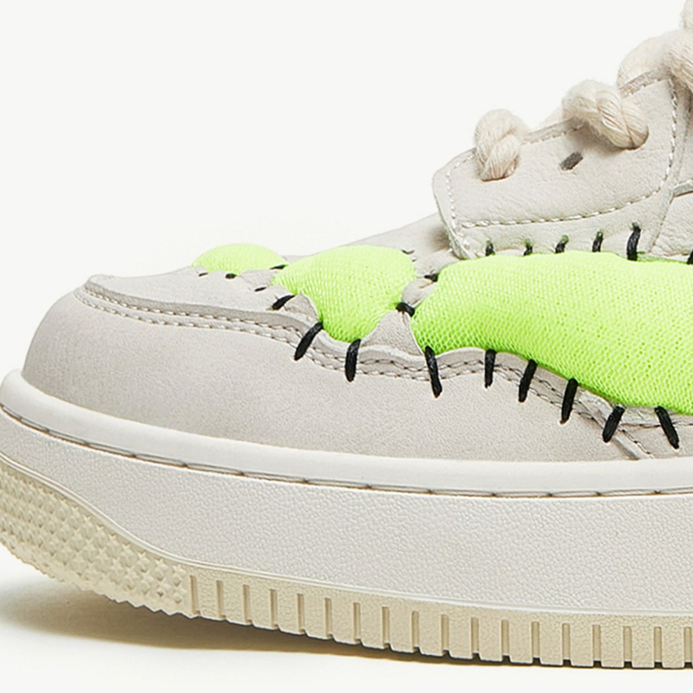 High Street Patchwork High Top Sneakers