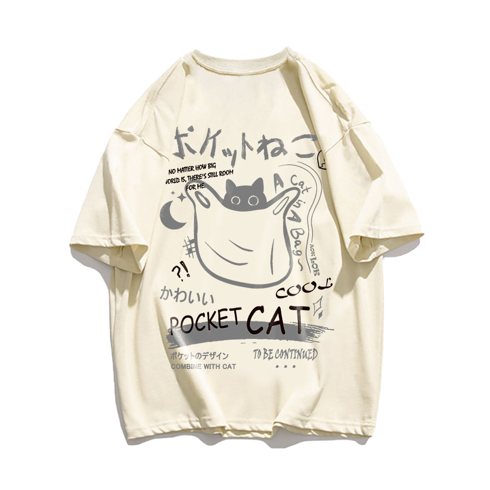 Retro Animation Cat Graphic T-Shirt – AokLok (Kclot)
