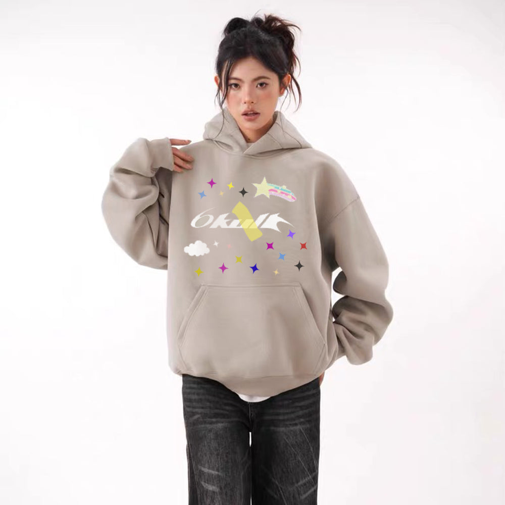 6Kull Star Plan Sky Rock Hoodie