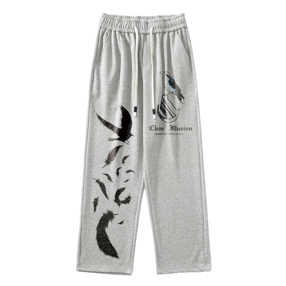 CI | Casual Swallow Print Sweatpants
