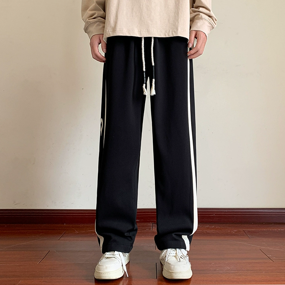 American Striped Lettering Leggings Sweatpants