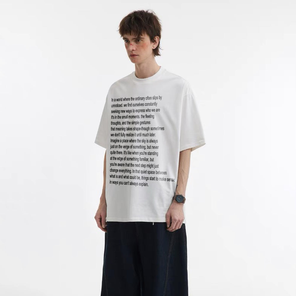 Unseen Echoes Quiet Chaos Tee