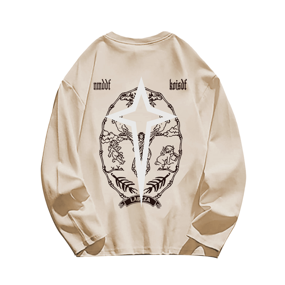 High Street Letter Graphic Long Sleeve Shirt
