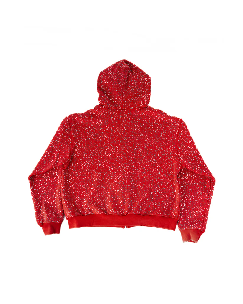 LoopStone Luxury® Hell-Level Handmade Diamond Zipper Hoodie