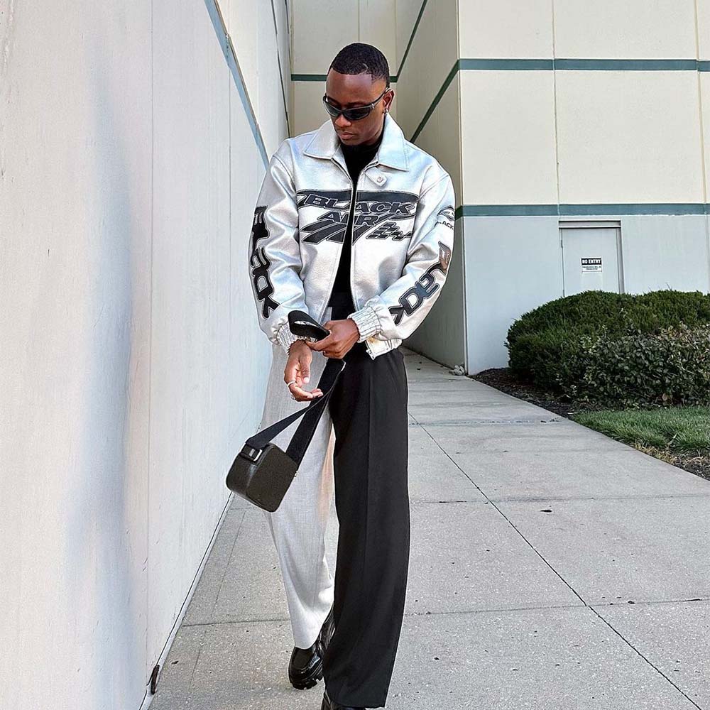 Motorcycle Style High Street Leather Jacket