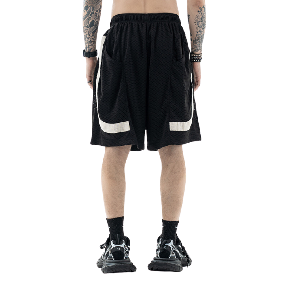 Street Patchwork Shorts