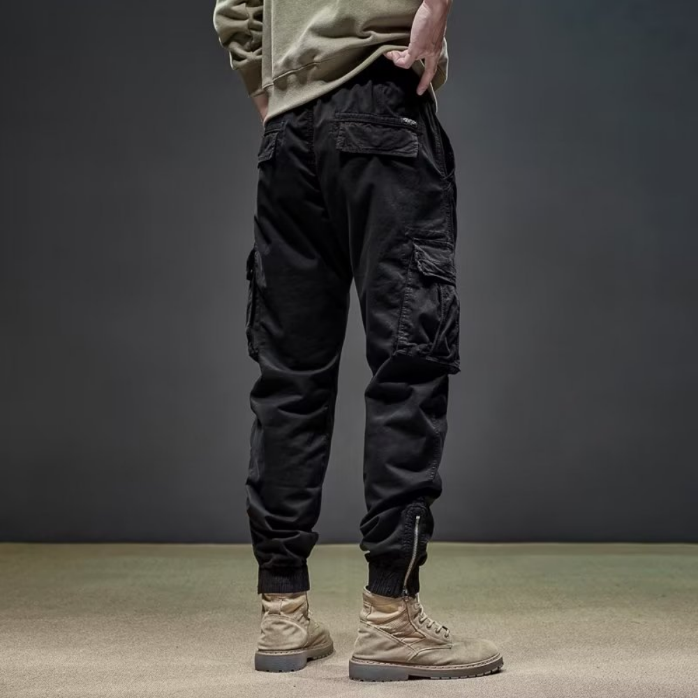 Simple Loose Multi-Pocket Cargo Pants