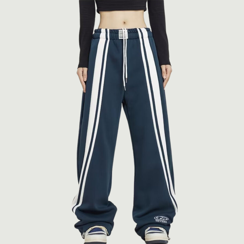 Hip Hop Stripe Patchwork Sweatpants
