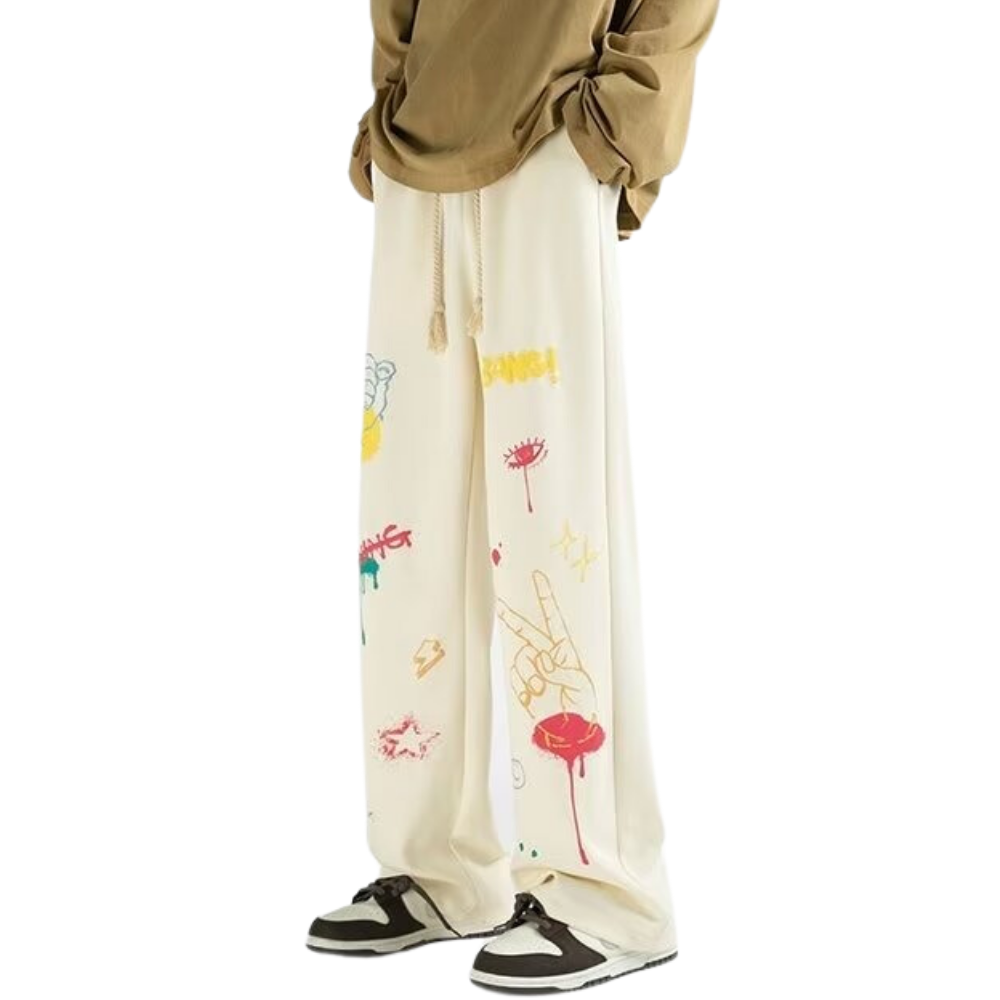 American Street Bold Graffiti Sweatpants